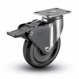 Stainless Steel Caster with Plastic Brake
